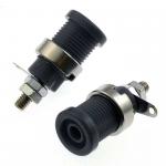 Z012 4mm panel jack BLACK