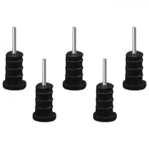 Rubber plug 3.5mm Jack 02 black