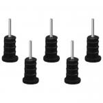 Rubber plug 3.5mm Jack 02 black
