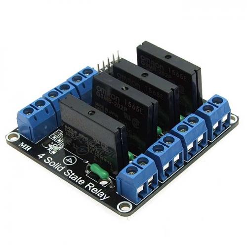 4-CH 5V Solid-state Relay(Red)