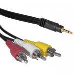 Stereo 3,5 mm - 3 RCA B 3m
