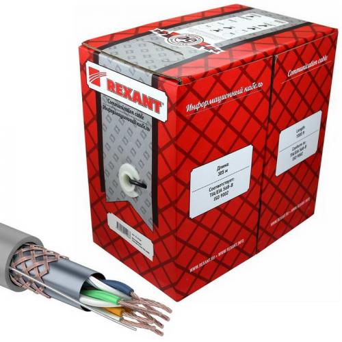 01-0343 SF/UTP 5e PVC 4PR 24AWG305м