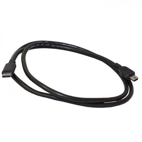 USB2.0 miniB(m)-USB Type-C(m)B1m