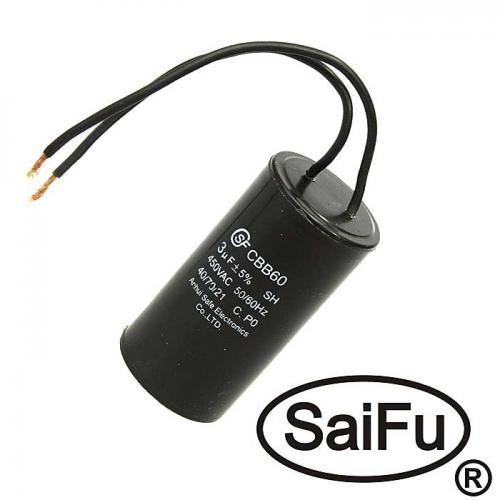 CBB60 3uF 450V WIRE (SAIFU)