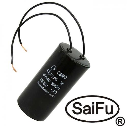 CBB60 45uF 450V WIRE (SAIFU)