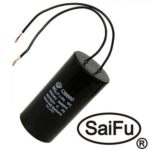 CBB60  60uF  450V WIRE (SAIFU)