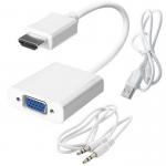 HDMI (m)-VGA (f)+AUX Power