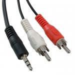 Stereo 3,5 mm - 2 RCA B 1.8m